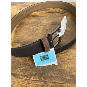 NEW‎ NWT Robert Graham Ripaso Rich Black Leather Belt Men's Size 34 Signature